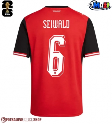 Rakousko Nicolas Seiwald #6 Domácí Dres MS 2026 Krátkým Rukávem